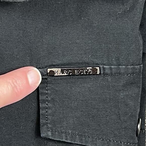 MARC ECKO MENS BLACK CASUAL BUTTON-DOWN SHIRT SIZE L CHEST 22" LENGTH 30" - Picture 12 of 12